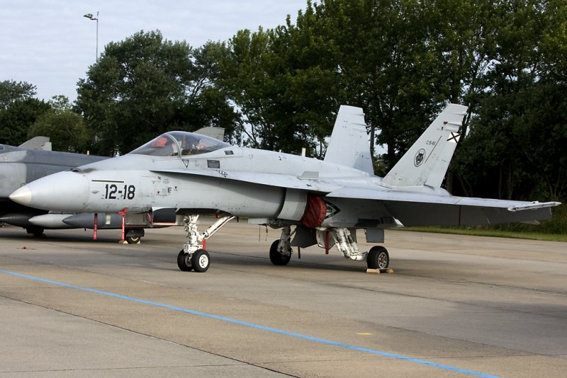 Spain - Air Force, C15-18, 12-18, McDonnell Douglas, EF-18A,
21.06.2008, EHLW, Leeuwarden, Netherlands 
