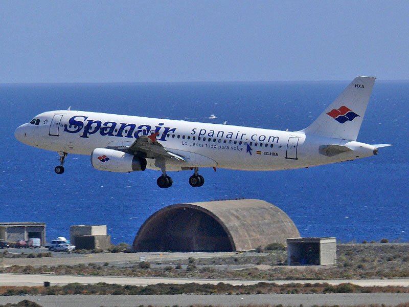Spanair 320 EC-HXA  Airport Gran Canaria (LPA) Oktober 2007