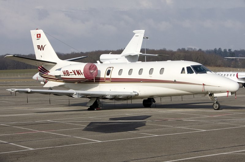 Speedwings, HB-VNI, Cessna, 560XL, 14.02.2009, GVA, Geneve, Switzerland 