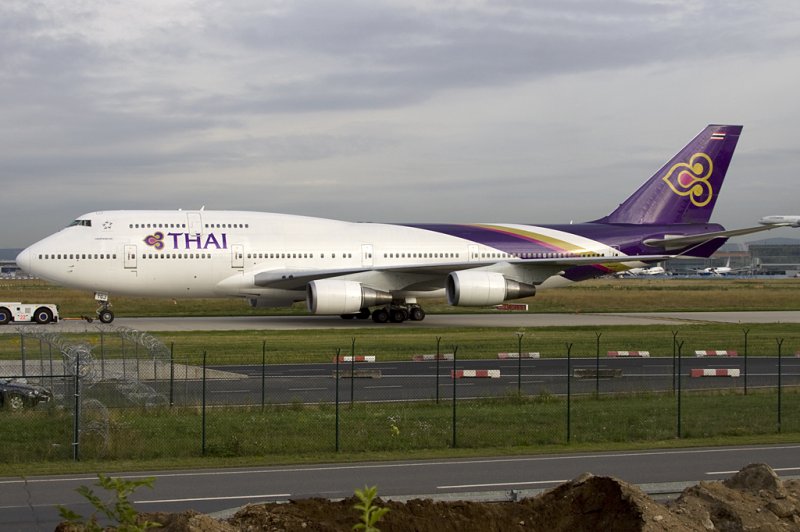 Thai Airways, HS-TGJ, Boeing, B747-4D7, 21.07.2009, FRA, Frankfurt, Germany 

