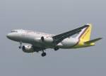 Germanwings A 319-112 D-AKNP im Landeanflug in Berlin-Sch�nefeld am 07.06.2010