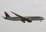 Qatar Airwas, Boeing B 787-9 Dreamliner, A7-BHD, BER, 18.03.2023