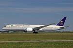 Saudi Arabian Airlines, HZ-ARF, Boeing B787-9, msn: 41549/547, 19.Mai 2023, AMS Amsterdam, Netherlands.