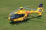 ADAC Luftrettung, D-HSAN, Eurocopter EC 135P2, S/N: 0276. Bonn-Hangelar (EDKB) am 01.05.2024.