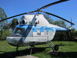 Mi-2 im Flugzeugmuseum Cämmerswalde (Erzgeb.). Diese Maschine mit der Kennung CCCP-20402 wurde 1986 gebaut und wurde in Scheremetjewo zur Ausbildung verwendet. Aufgenommen am 15.05.2024.  