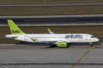 Air Baltic, YL-AAR, Airbus A220-371, msn: 55053, 16.Januar 2024, ZRH Zürich, Switzerland.