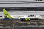 Air Baltic, YL-AAV, Airbus A220-371, msn: 55071, 19.Januar 2024, ZRH Zürich, Switzerland.