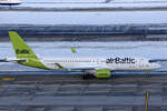 Air Baltic, YL-AAW, Airbus A220-371, msn: 55086, 19.Januar 2024, ZRH Zürich, Switzerland.