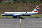 G-TTNR, British Airways, Airbus A320-251N, Serial #: 10493. Funchal, Cristiano Ronaldo Airport, Madeira - LPMA, Portugal, 17.06.2023.