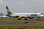 Condor, D-ABOJ, Boeing, 757-300 wl (neue Lkrg.  Sunny Heart ), 15.09.2014, FRA-EDDF, Frankfurt, Germany
