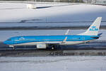 KLM Royal Dutch Airlines, PH-BXI, Boeing B737-8K2, msn: 30358/633,  Zilvermeeuw / Herring Gull , 19.Januar 2024, ZRH Zürich, Switzerland.
