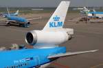 KLM Royal Dutch Airlines, PH-KCE  Audrey Hepburn , McDonnell Douglas, MD-11 (Seitenleitwerk/Tail), 25.05.2012, AMS-EHAM, Amsterdam (Schiphol), Niederlande     