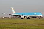 KLM Asia PH-BVC nach der Landung in Amsterdam 1.11.2014