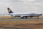 Lufthansa Boeing 747-830 D-ABYT beim Start in Frankfurt 14.9.2018