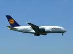 Lufthansa  Frankfurt am Main ; D-AIMA; Airbus A380-841.