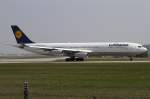Lufthansa, D-AIFD, Airbus, A340-313, 24.04.2011, FRA, Frankfurt, Germany           