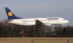 Lufthansa,D-ABEW,(c/n27905),Boeing 737-330,02.02.2014,HAM-EDDH,Hamburg,Germany