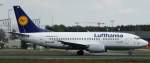 Lufthansa Boeing 737-500 (D-ABIN) startet am 24.04.14 in Frankfurt am Main 