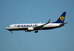 Ryanair, Boeing B 737-8AS, EI-DWM, BER, 21.06.2022