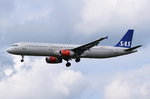 LN-RKK SAS Scandinavian Airlines Airbus A321-232   am 15.05.2016 in München beim Landeanflug