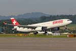 SWISS International Air Lines, HB-JHC, Airbus A330-343X, msn: 1029,  Bellinzona , 06.Juli 2019, ZRH Zürich, Switzerland.