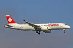 SWISS International Air Lines, HB-JCM, Bombardier CS-300, msn: 55030, 26,Oktober 2019, ZRH Zürich, Switzerland.