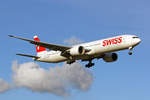 SWISS International Air Lines, HB-JNF, Boeing 777-3DEER, msn: 44587/1416, 26.Dezember 2020, ZRH Zürich, Switzerland.