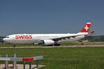 SWISS International Air Lines, HB-JHI, Airbus A330-343X, msn: 1181,  Genève , 29.Mai 2023, ZRH Zürich, Switzerland.
