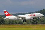 SWISS Global Air Lines, HB-JBA, Bombardier CS-100,  Kanton Zrich , 15.Juli 2016, ZRH Zrich, Switzerland.