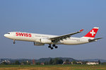 SWISS International Air Lines, HB-JHC, Airbus A330-343X,  Bellinzona , 31.August 2016, ZRH Zürich, Switzerland.