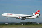 SWISS International Air Lines, HB-IWC, McDonnell Douglas MD-11, 21.Mai 2002, ZRH Zürich, Switzerland.