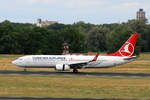 Turkish Airlines, Boeing B 737-8F2, TC-JFV, TXL, 05.07.2020