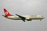 Turkish Airlines, TC-JGJ, Boeing B737-8F2, msn:	34408/1880,  Aydin , 27.Oktober 2006, ZRH Zürich, Switzerland.