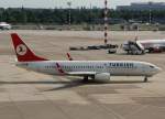 Turkish Airlines, TC-JFJ, Boeing 737-800 wl (Agri), 2009.05.24, DUS, Dsseldorf, Germany