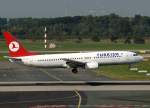 Turkish Airlines, TC-JFV, Boeing 737-800 wl (Tuncelli), 2008.09.26, DUS, Dsseldorf, Germany