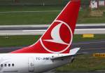 Turkish Airlines, TC-JHM  Burgaz , Boeing, 737-800 wl (Seitenleitwerk/Tail ~ neue TA-Lackierung), 01.07.2013, DUS-EDDL, Dsseldorf, Germany 