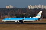 KLM, Boeing B 737-9K2,PH-BXR, TXL, 08.03.2016