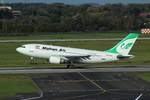 Mahan Air A310 EP-MNO startet auf der Bahn 23L am 10.10.14 am Düsseldorfer Flughafen