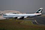 Cathay Pacific Cargo B 747-467(ER/F) B-LIE am frhen Morgen des 12.06.2013 auf dem Flughafen Frankfurt