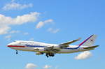 Die South Korea Boeing 747-400 10001 besuchte den Airport Hamburg Helmut Schmidt am 06.07.17 anlässlich des G20-Gipfels.