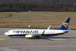 Ryanair, EI-DYY, Boeing B737-800, aus Sofia (SOF) kommend in Köln-Bonn (CGN/EDDK).