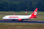 Air Berlin, D-ABKN, Boeing 737-800, gelandet in Köln-Bonn (CGN/EDDK) nach Flug von Palma de Mallorca (PMI). Aufnahmedatum: 24.07.2016

