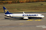 Ryanair, EI-EFG, Boeing B737-8AS, Köln-Bonn (CGN/EDDK), rollt zum Start nach Palma de Mallorca (PMI). Aufnahmedatum: 29.10.2016
