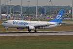 Air Europa, EC-MVY, Boeing, 737-85P wl, ~ blaues Tail und Titel, MUC-EDDM, Mnchen, 20.08.2018, Germany