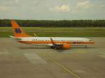 Hapag Loyd  Typ: Boing 737 800  Flughafen: Nrberg NUE  Kennung:D-AHLK  Datum:1.9.2011