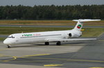 LZ-LDN Bulgarian Air Charter McDonnell Douglas MD-82  in Nürnberg zum Gate  01.10.2016