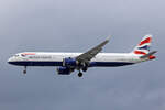 British Airways, G-NEOV, Airbus A321-251NX, msn: 8930, 03.Juli 2023, LHR London Heathrow, United Kingdom.