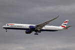 British Airways, G-XWBG, Airbus A350-1041, nsn: 432, 04.Juli 2023, LHR London Heathrow, United Kingdom.