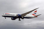 British Airways, G-ZBJK, Boeing B787-8, msn: 60630/733, 04.Juli 2023, LHR London Heathrow, United Kingdom.