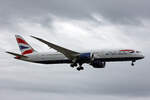 British Airways, G-ZBKE, Boeing B787-9, msn: 38620/374, 04.Juli 2023, LHR London Heathrow, United Kingdom.